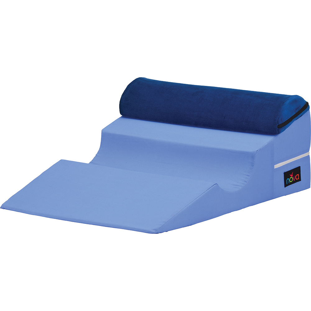 BED WEDGE W/ HALF ROLL PILLOW